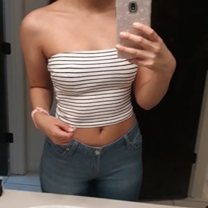 Cropped tube top